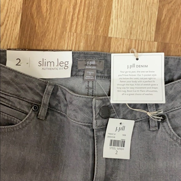 J. Jill Denim - J.jill slim leg stretch denim pants size 2